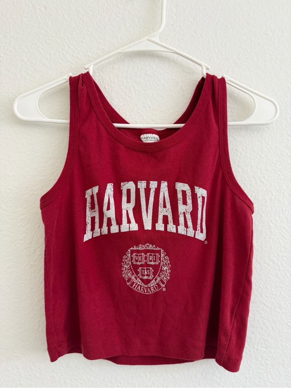 Harvard Crest Crop Top